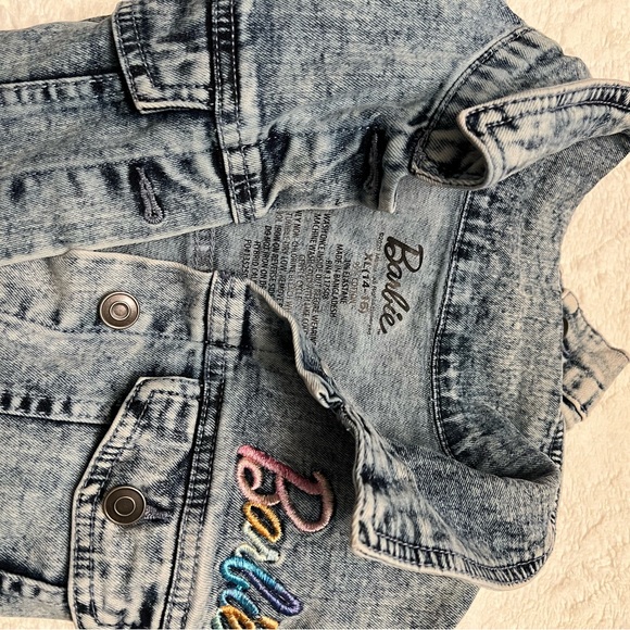 Barbie Jean Jacket- girls size 14/16 - Picture 10 of 10